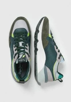 Pepe Jeans BRITT PRO - Baskets Basses - Khaki Green -Pepe Jeans Soldes Magasin 86b9d9a901d14585ba98285597b755dd