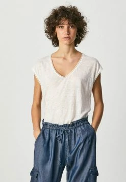 Pepe Jeans CLEMENTINE - T-shirt Basique - Off-white