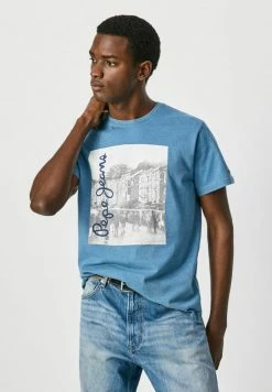 Pepe Jeans ALDUS - T-shirt Imprimé - Indigo Blau