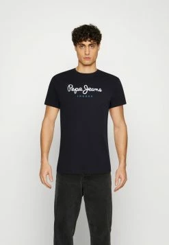 Pepe Jeans EGGO - T-shirt Imprimé - Black