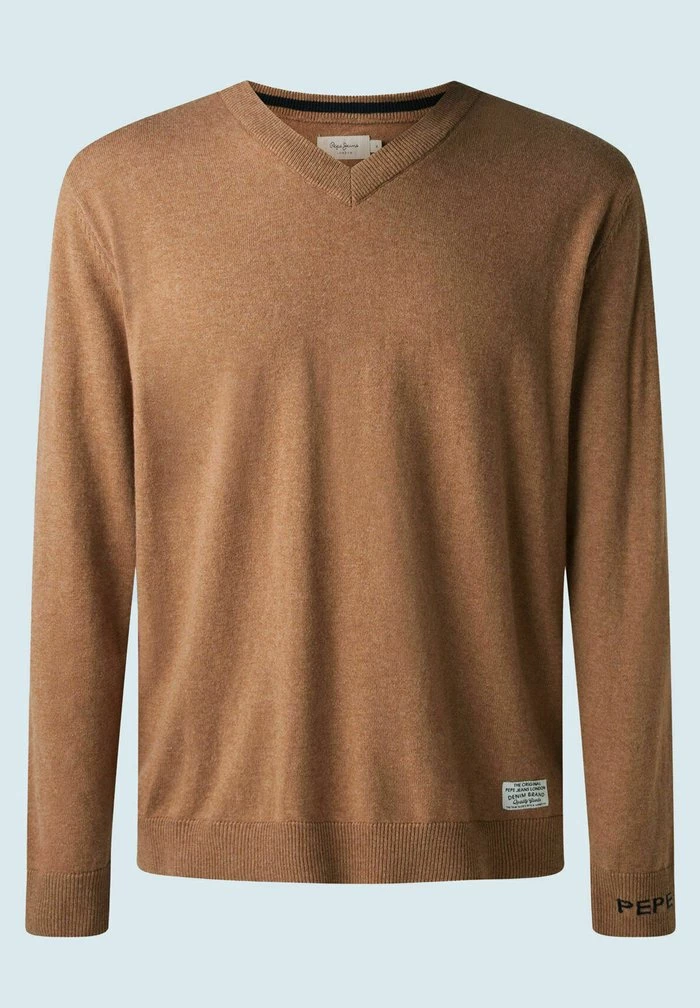 Pepe Jeans BASTIAN - Pullover - Light Brown 6 Pepe Jeans BASTIAN - Pullover - Light Brown – Image 6