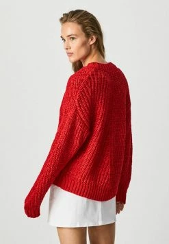 Pepe Jeans PENELOPE - Pullover - Royal Rot -Pepe Jeans Soldes Magasin 885eb776bbd44e7481391eb9b11296e8