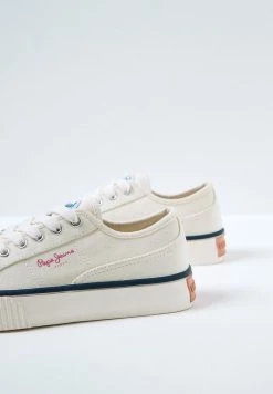 Pepe Jeans OTTIS W BASS - Baskets Basses - Blanco -Pepe Jeans Soldes Magasin 8863406cce134267b23fae3f6393422a