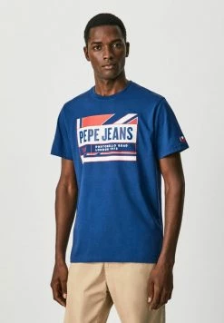 Pepe Jeans ADELARD - T-shirt Imprimé - Blue