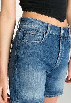 Pepe Jeans MARY SHORT - Short En Jean - Denim -Pepe Jeans Soldes Magasin 89ae5288f8e14955a184639d275c9a78