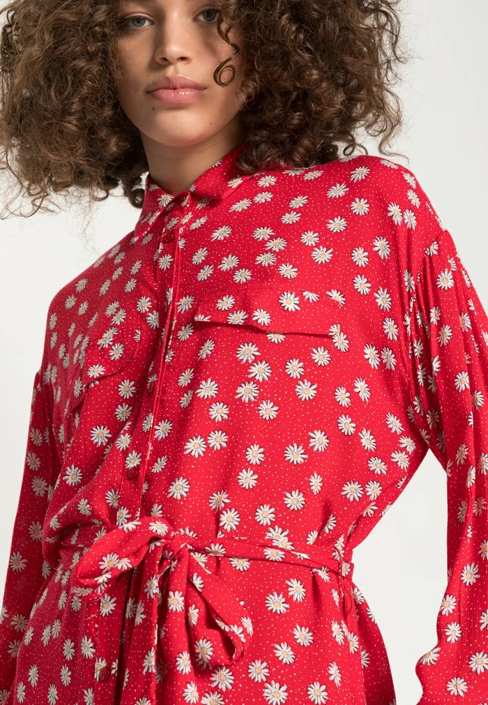 Pepe Jeans KIMBERLY - Robe Longue - Red 5 Pepe Jeans KIMBERLY - Robe Longue - Red – Image 5