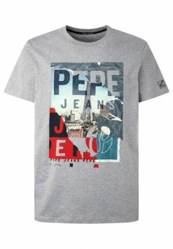 Pepe Jeans AINSLEY - T-shirt Imprimé - Gris Marl -Pepe Jeans Soldes Magasin 8c8dc3faf85941498bd83f234ef862d3