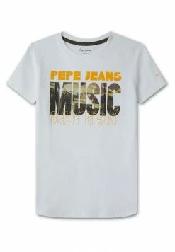 Pepe Jeans AXEL - T-shirt Imprimé - Blanco
