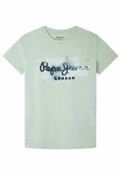 Pepe Jeans GOLDERS JK - T-shirt Imprimé - Burnt/orange/denim
