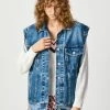 Pepe Jeans ALLY - Veste Sans Manches - Blue Denim