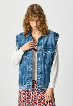 Pepe Jeans ALLY - Veste Sans Manches - Blue Denim