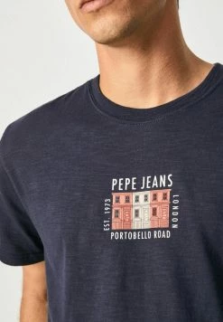 Pepe Jeans AZZO - T-shirt Imprimé - Airforce Blau -Pepe Jeans Soldes Magasin 959f50faa1b544899a07190d9e38b829