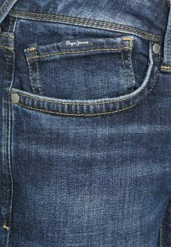 Pepe Jeans HATCH - Jean Droit - Dark-blue Denim -Pepe Jeans Soldes Magasin 96d2ee93253149259fc76126d11839d1