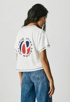 Pepe Jeans T-shirt Imprimé - Blanco -Pepe Jeans Soldes Magasin 980ecebb59904beb8ba7affdbbf5c841