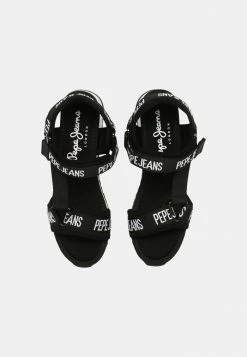 Pepe Jeans FUJI - Sandales à Plateforme - Black -Pepe Jeans Soldes Magasin 987b4f38d27c46b0bb6a4274c22f3908
