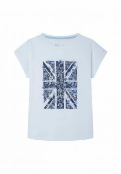 Pepe Jeans KEISHA - T-shirt Imprimé - Blanco