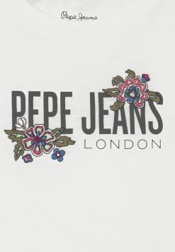 Pepe Jeans HALUA - T-shirt Imprimé - White -Pepe Jeans Soldes Magasin 98db97cdc6c64c2ab0eb8c1c09c1de14