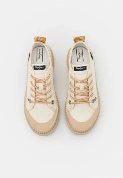 Pepe Jeans ASCOT LOW - Chaussures à Lacets - Sand -Pepe Jeans Soldes Magasin 9a4be1e6ae0e4f88aa29ede5b0755a86