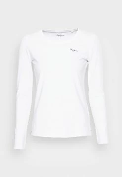 Pepe Jeans AMBERTA - T-shirt à Manches Longues - White -Pepe Jeans Soldes Magasin 9c672413124c432abd4ec368d2de02a7