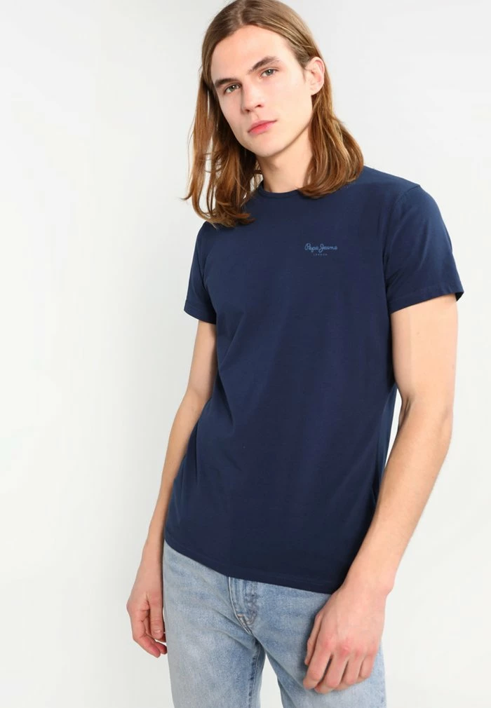 Pepe Jeans ORIGINAL BASIC - T-shirt Basique - Azul Marino 1 Pepe Jeans ORIGINAL BASIC - T-shirt Basique - Azul Marino