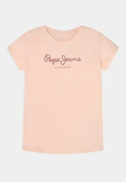 Pepe Jeans HANA GLITTER - T-shirt Imprimé - Light Pink
