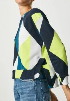 Pepe Jeans BIBIAN - Sweatshirt - Blue/light Green -Pepe Jeans Soldes Magasin 9ef8fe2a3e2044eeb1292cb4c028a081
