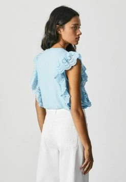 Pepe Jeans BRUNELLA - T-shirt Basique - Dazed Blue -Pepe Jeans Soldes Magasin 9f675624381c4668a576476b8807ea07