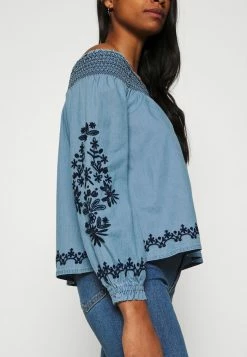 Pepe Jeans HADRIA - Blouse - Denim -Pepe Jeans Soldes Magasin 9f8e1cd7c8f0414081260a9dcf3e7e22