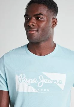 Pepe Jeans RAUL - T-shirt Imprimé - Dark Acqua 5 Pepe Jeans RAUL - T-shirt Imprimé - Dark Acqua -Pepe Jeans Soldes Magasin 9fe32a5b80a740b883325db95863d70c