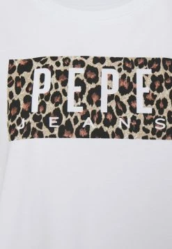 Pepe Jeans CRISTINAS - T-shirt Imprimé - White -Pepe Jeans Soldes Magasin a1194598589040b7affdebe5159db8c0