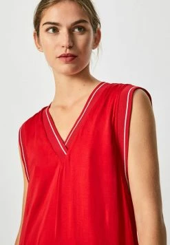 Pepe Jeans MATILDA - Robe De Jour - Red -Pepe Jeans Soldes Magasin a48ee844af44468ab72a669837288fbb