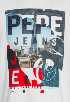Pepe Jeans AINSLEY - T-shirt Imprimé - White -Pepe Jeans Soldes Magasin a506561e3f364f2cbc0762e10b4d9e64