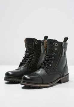 Pepe Jeans MELTING - Bottines à Lacets - Black -Pepe Jeans Soldes Magasin a62be3bd40c1435f95eaaa808b936f81