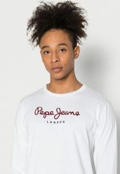 Pepe Jeans EGGO LONG - T-shirt à Manches Longues - White -Pepe Jeans Soldes Magasin a68a1730c59741b2a5d67dff53d6226f