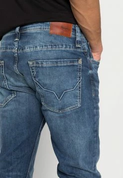 Pepe Jeans CASH WISER WASH - Jean Droit - Denim -Pepe Jeans Soldes Magasin a760505bf7574d67a4d2915bc559f27e