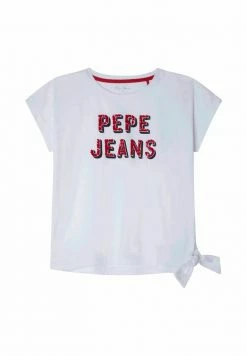 Pepe Jeans HONEY - T-shirt Imprimé - Blanco