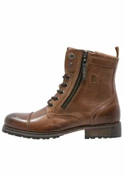 Pepe Jeans MELTING - Bottines à Lacets - Tobacco