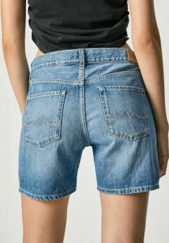 Pepe Jeans MABLE SHORT - Short En Jean - Blue Denim -Pepe Jeans Soldes Magasin aa041d9b0c4a46a6b2738b3c6f0583cb
