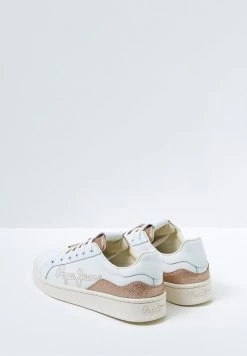 Pepe Jeans MILTON MIX - Baskets Basses - White -Pepe Jeans Soldes Magasin aaf9a1b369874c44af848848429a2749