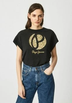 Pepe Jeans ALICE - T-shirt Imprimé - Black