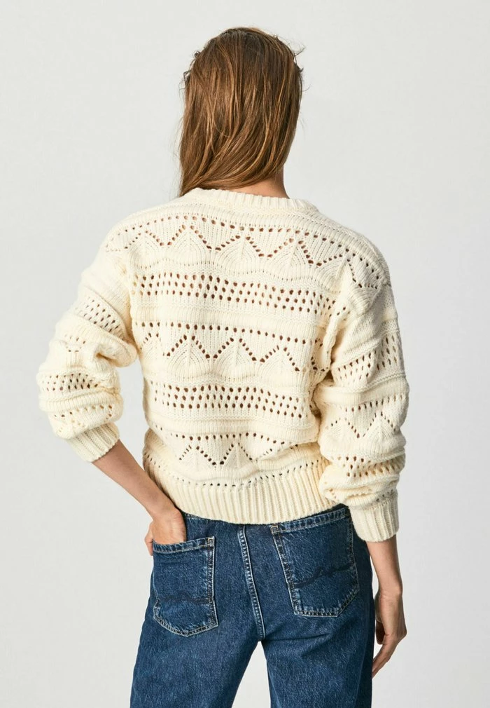 Pepe Jeans MEGAN - Pullover - Beige 3 Pepe Jeans MEGAN - Pullover - Beige – Image 3