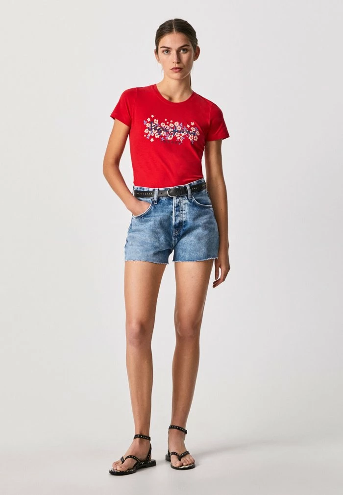 Pepe Jeans BEGO - T-shirt Imprimé - Red 2 Pepe Jeans BEGO - T-shirt Imprimé - Red – Image 2