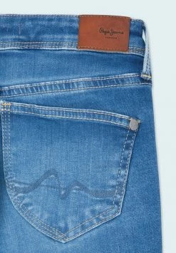 Pepe Jeans PIXLETTE - Jean Slim - Blue -Pepe Jeans Soldes Magasin ad40f6f8fc0447078b3c05fa70c74b56