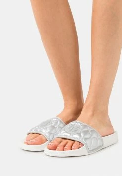 Pepe Jeans SLIDER - Mules - Silver