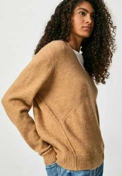 Pepe Jeans CLARA - Pullover - Biscuit -Pepe Jeans Soldes Magasin af333f98a2c94b05b041ccb5709be632