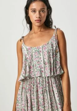 Pepe Jeans MARTINE - Robe De Jour - White -Pepe Jeans Soldes Magasin af8ecc29891d4fad95cc535e56525e42