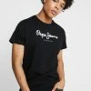 Pepe Jeans EGGO - T-shirt Imprimé - Black