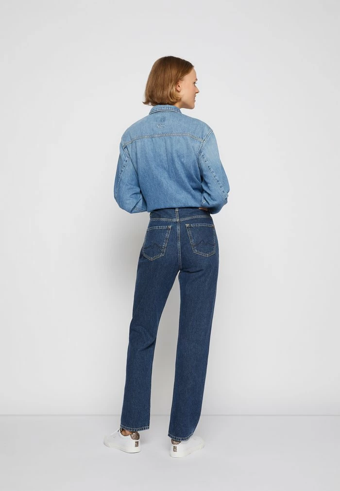 Pepe Jeans CELYN FROM US - Jean Droit - Deep Ocean Blue Vintage Wash 3 Pepe Jeans CELYN FROM US - Jean Droit - Deep Ocean Blue Vintage Wash – Image 3