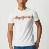 Pepe Jeans AKEEM - T-shirt Imprimé - White