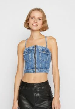 Pepe Jeans FOX - Débardeur - Ocean Blue Vintage Wash